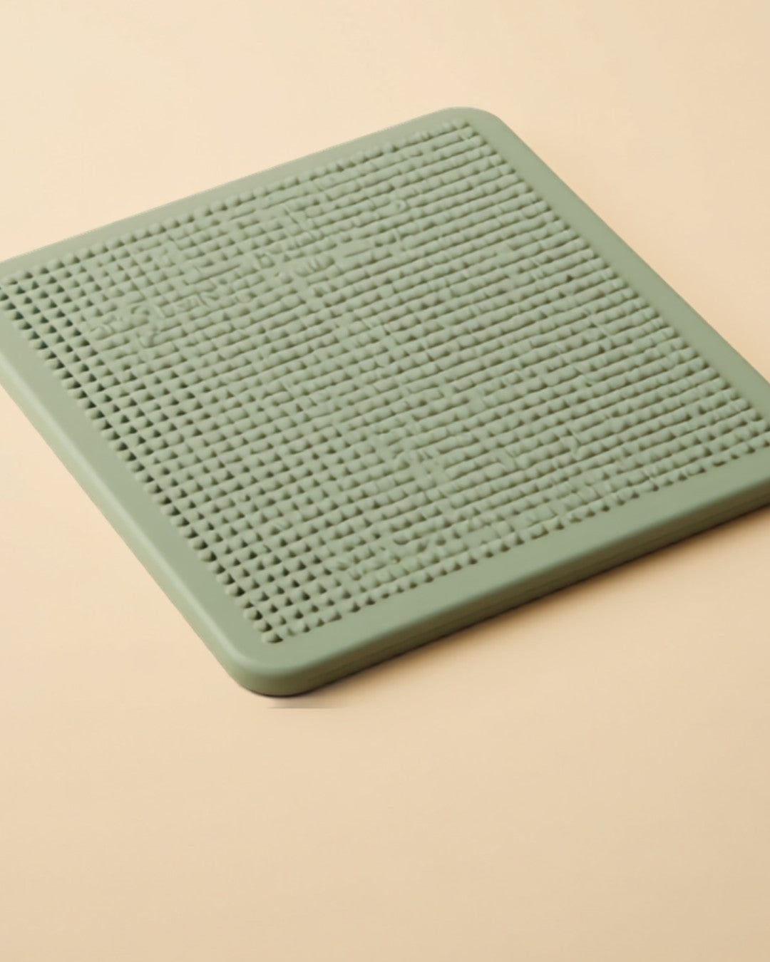 CalmBowl Slow Feeder Lick Mat - close-up of textured silicone surface