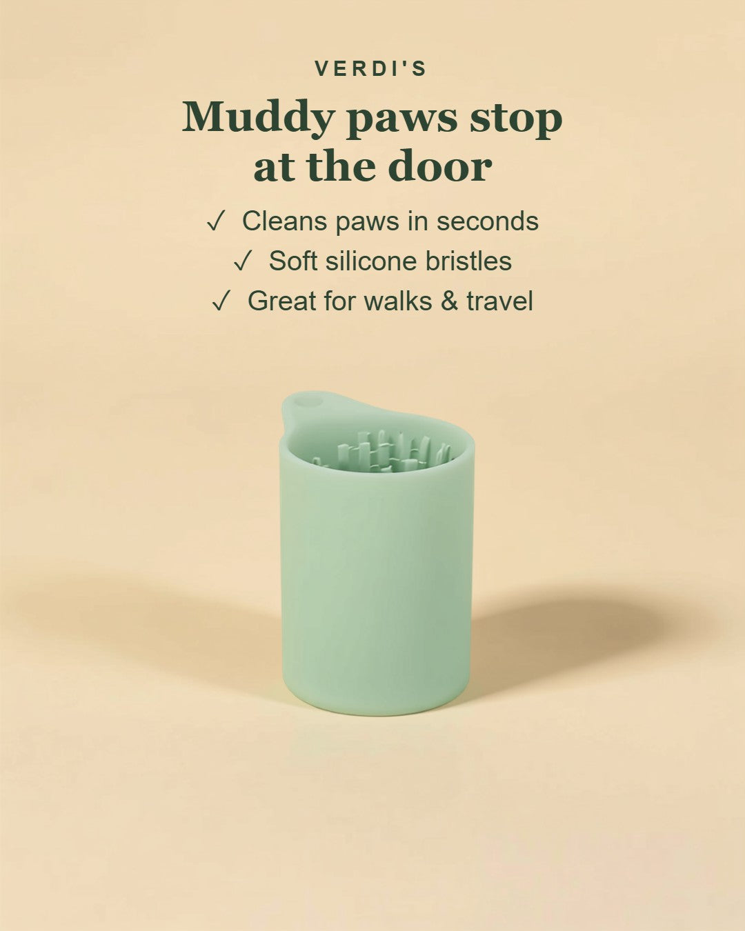 Muddy Paw Cleaner Cup - key benefits